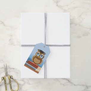 Owl illustration gift tags