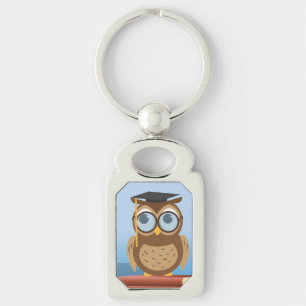 Owl illustration keychain
