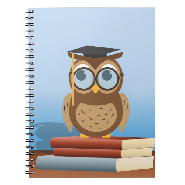 Owl illustration notebook (Front)