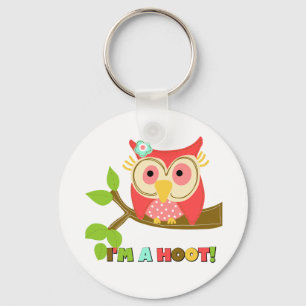 Owl I'm a Hoot Keychain