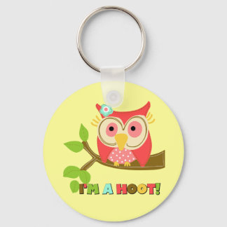 Owl I'm a Hoot Keychain