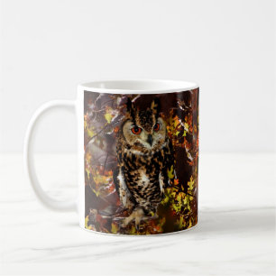 Owl in Autumn Coffee Mug