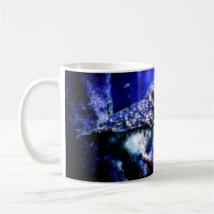 Owl In Blue Mug