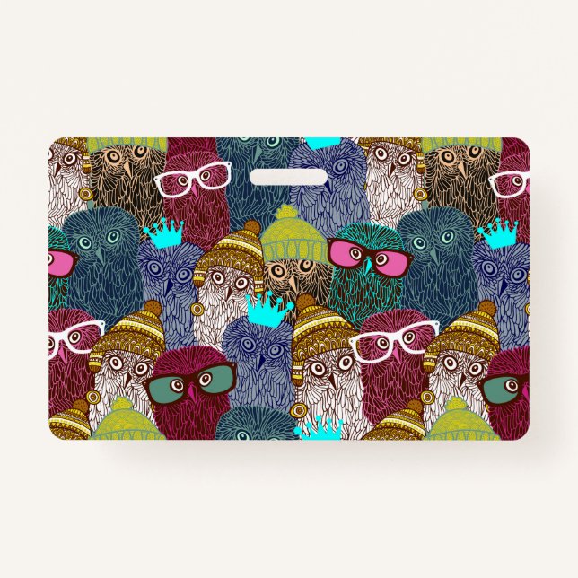 Owl in crown badge (Front)