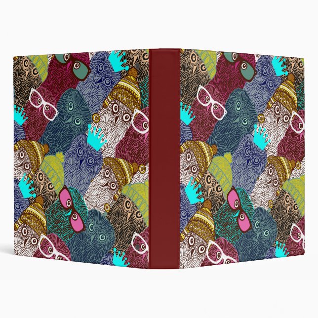 Owl in crown binder (Background)