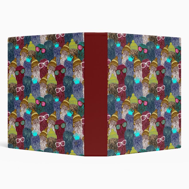 Owl in crown binder (Background)