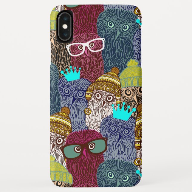 Owl in crown Case-Mate iPhone case (Back)