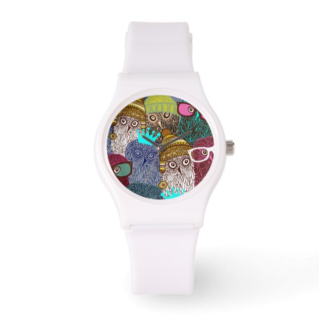 Owl in crown watch (Front)