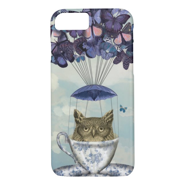 Owl In Teacup 2 Case-Mate iPhone Case (Back)