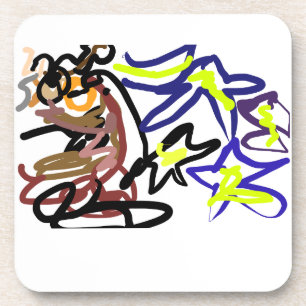 Owl ink night  coaster