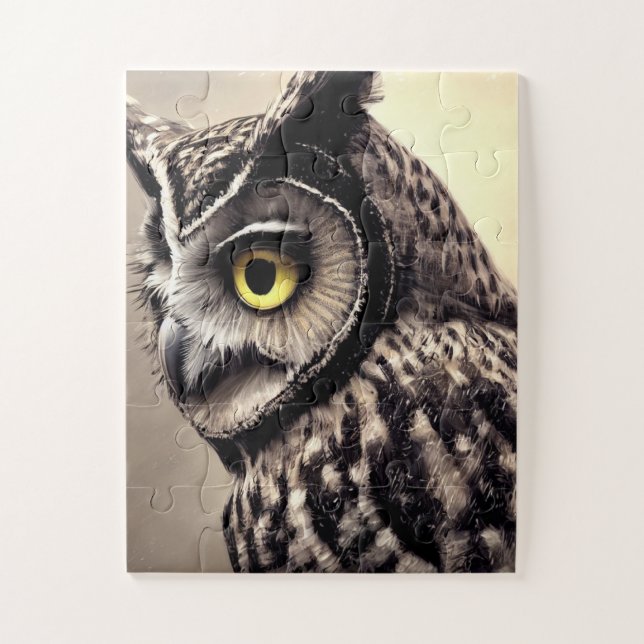 Owl Jigsaw Puzzle (Vertical)