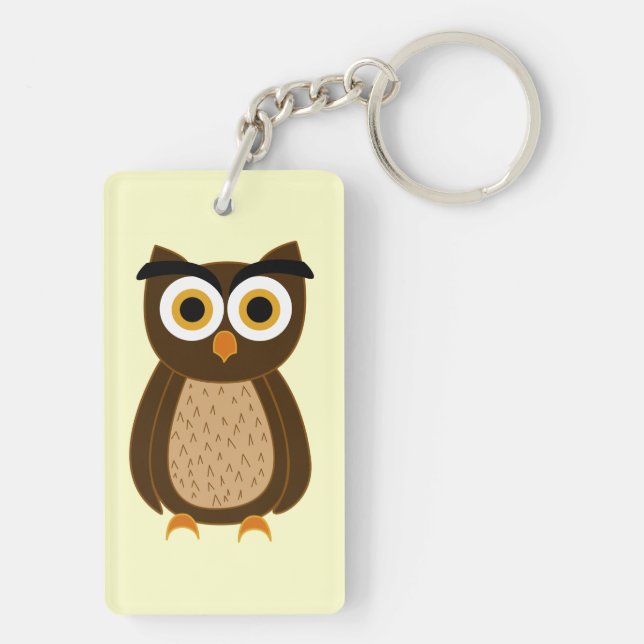 owl keychain (Back)