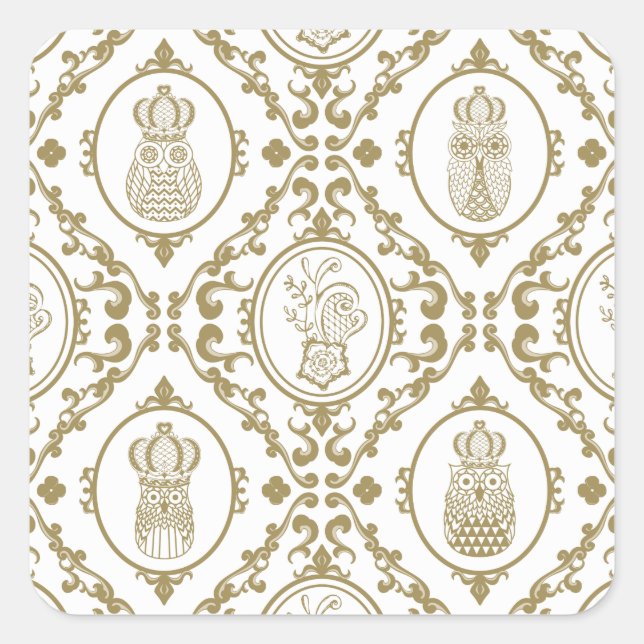 Owl Kingdom Square Sticker (Front)