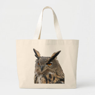 Owl Large Tote Bag