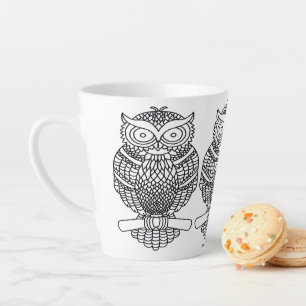 Owl - Latte Mug (12oz)