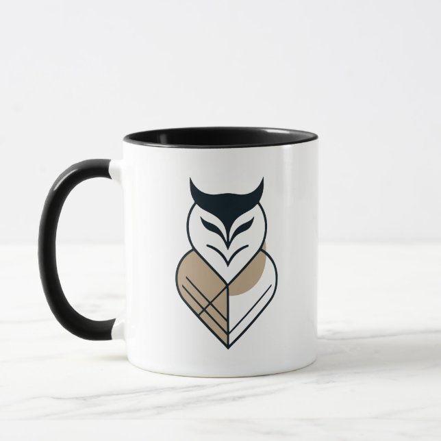 OWL logo geometric design  Mug (Left)