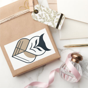 OWL logo geometric design Sticker