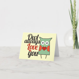 Owl Love Holiday Card