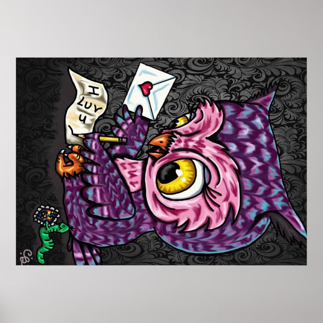 Owl Love Letter Poster (Front)