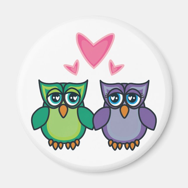 Owl Love Magnet (Front)