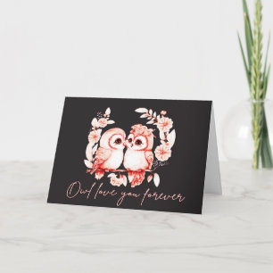 Owl Love you forever Card