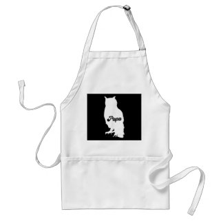 Owl Lovers | Papa Owl Love Family Matching Costume Standard Apron