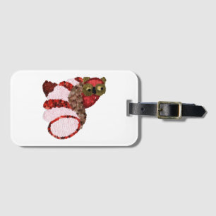 Owl Luggage Tag with Business Card Slot