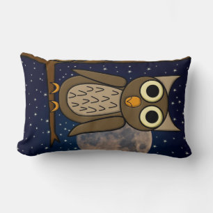 Owl Lumbar Pillow