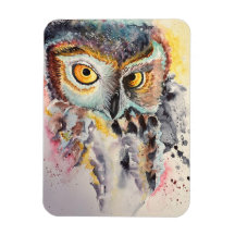 "Owl Majic" Magnet