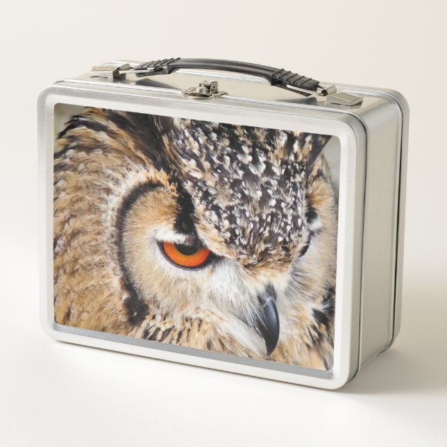 OWL METAL LUNCH BOX (Front)