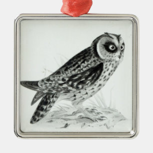 Owl Metal Ornament