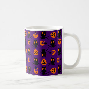 Owl Moon Jack o' Lanter Pattern Coffee Mug