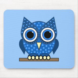 owl mouse pad