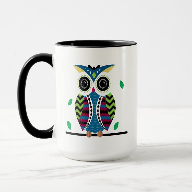 owl mug (Left)