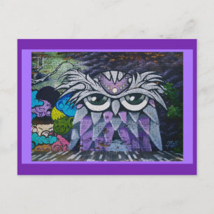 Owl Mural Postcard