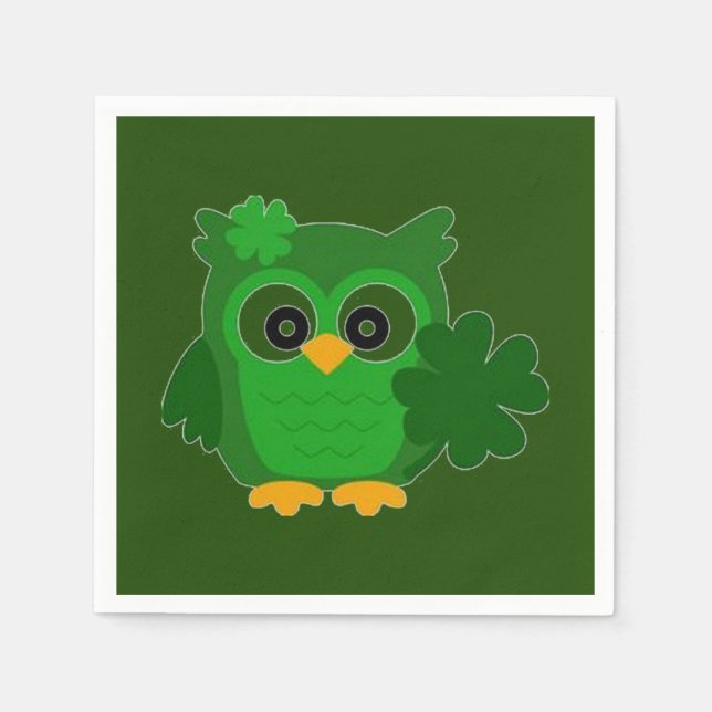 Owl Napkin (Front)
