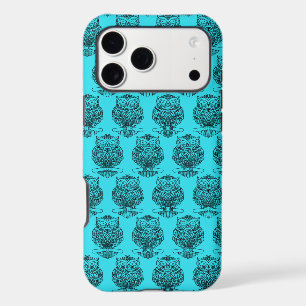 Owl (neon blue) - iPhone Case
