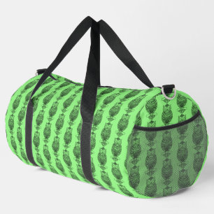 Owl (neon green) - Duffle Bag