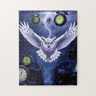 Owl of Time in Chasm Jigsaw Puzzle