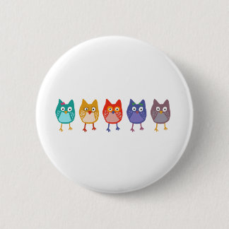 Owl of us 2 inch round button