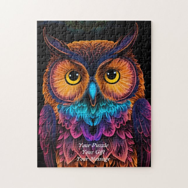 Owl of Wisdom Jigsaw Puzzle (Vertical)