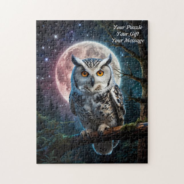 Owl of Wisdom Jigsaw Puzzle (Vertical)