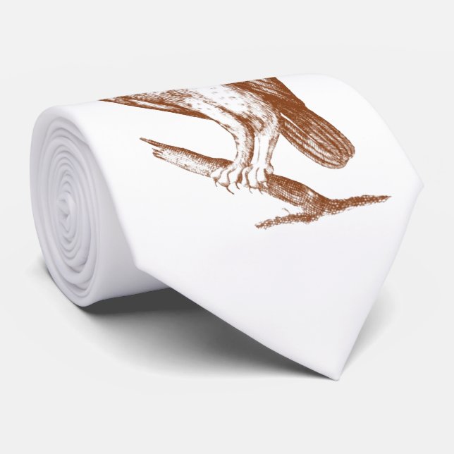 Owl On Branch Tie (Rolled)