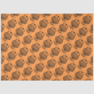 Owl (orange) - Tissue Paper