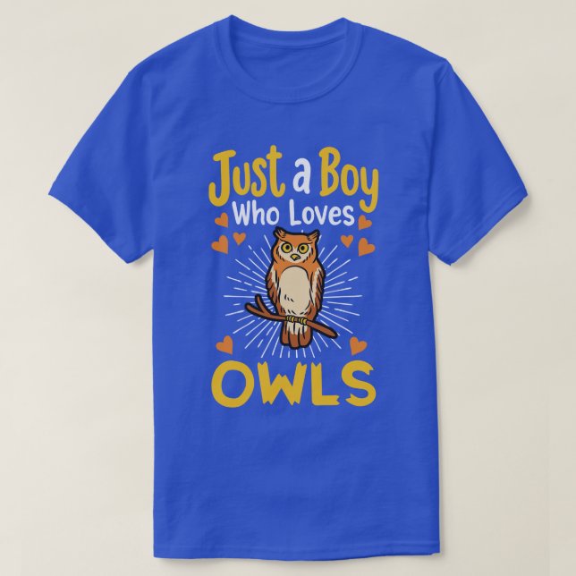 Owl Owl Lover Birdwatching T-Shirt (Design Front)