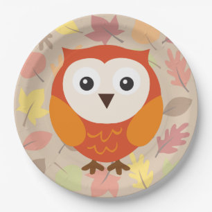 Owl Paper Plate