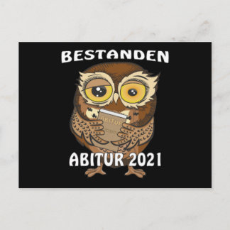 OWL PASSED A-Levels 2021 Postcard