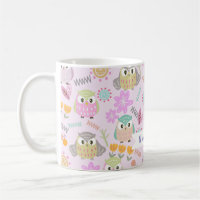 Owl Pastel Pink  