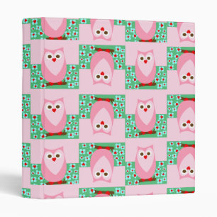 owl pattern binder