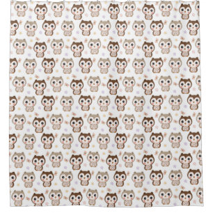 Owl Pattern Curtain
